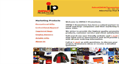 Desktop Screenshot of impactpromotions.com